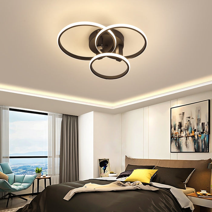 Blastric LED Dimmable Circle Rings Ceiling Light - Level Decor