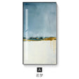 Scandinavian Abstract Blue White Landscape Canvas Painting - 50x90cm (No Frame) / A - Level Decor