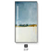 Scandinavian Abstract Blue White Landscape Canvas Painting - 50x90cm (No Frame) / A - Level Decor