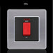 LED Stainless Steel 1-4 G, 1 & 2 Way Switch - 45A - Level Decor