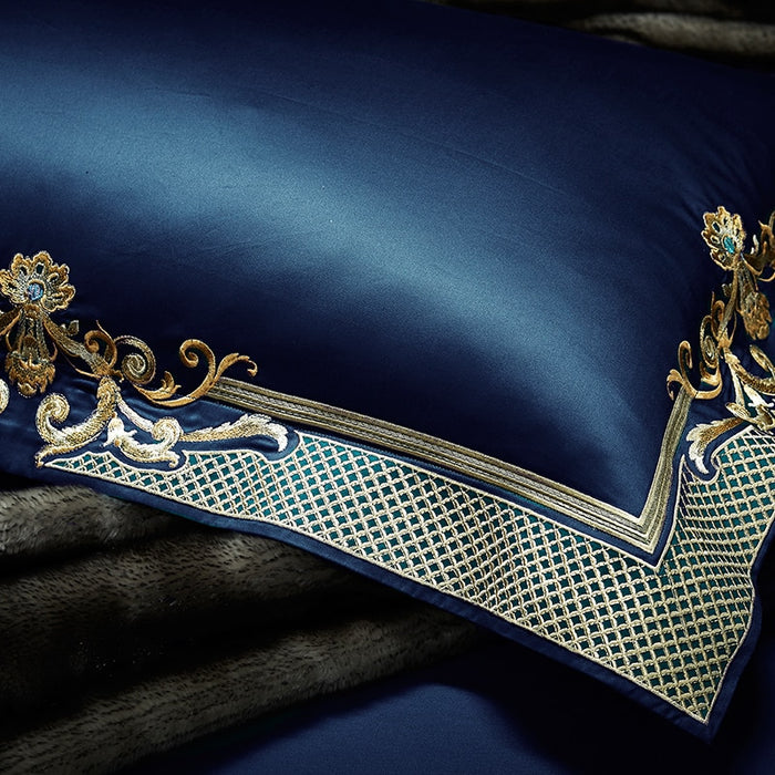 Royal Sansa Egyptian Cotton Duvet Cover Set - Level Decor