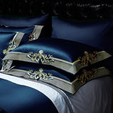 Royal Sansa Egyptian Cotton Duvet Cover Set - Level Decor