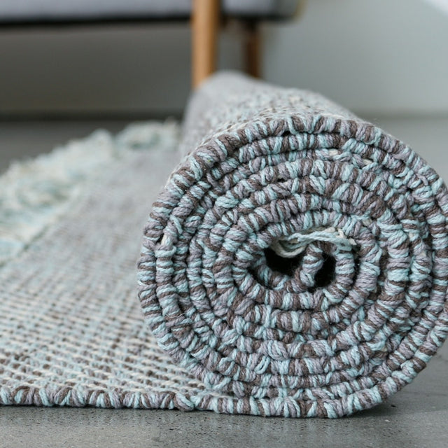 Nordic Bohemian Style Tassel Hand-Woven Rug - Imported from India - Level Decor