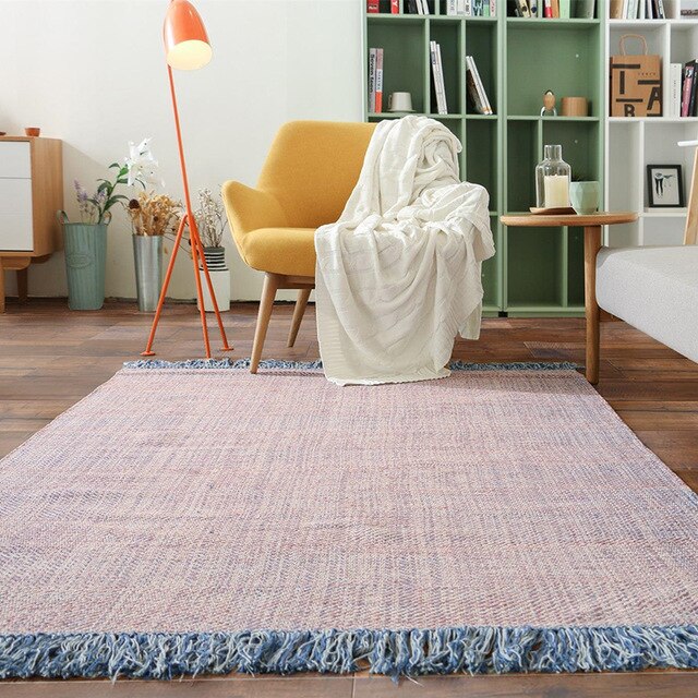 Nordic Bohemian Style Tassel Hand-Woven Rug - Imported from India - 5 / 1600mm x 2300mm - Level Decor