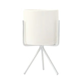 Minimalist Nordic Style Ceramic Iron Art Vase - White M - Level Decor