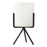 Minimalist Nordic Style Ceramic Iron Art Vase - Black L - Level Decor