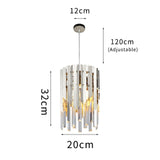 Tresor Crystal Modern LED Pendant Lights