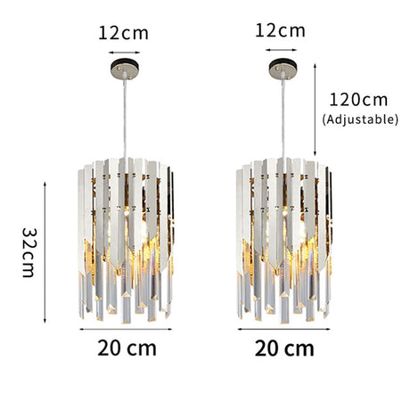 Tresor Crystal Modern LED Pendant Lights