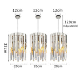 Tresor Crystal Modern LED Pendant Lights