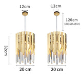 Tresor Crystal Modern LED Pendant Lights