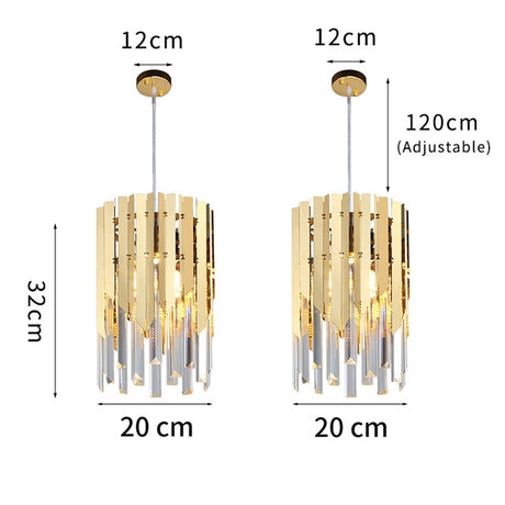 Tresor Crystal Modern LED Pendant Lights