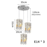 Tresor Crystal Modern LED Pendant Lights