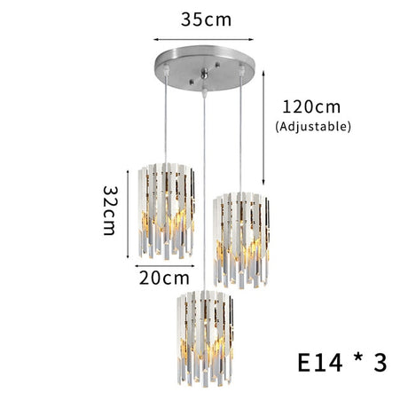 Tresor Crystal Modern LED Pendant Lights