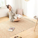 Boho Vintage Cotton and Linen Tassels Floor Rug - yiyun / 1200mm x 1700mm - Level Decor
