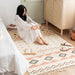 Boho Vintage Cotton and Linen Tassels Floor Rug - puxia / 1200mm x 1700mm - Level Decor