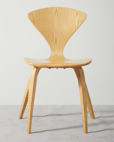 Wooden Retro Style Dining Chair - Original Color - Level Decor