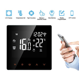 KETA WiFi Smart Thermostat | with Remote Controller for Google Home, Alexa - Level Decor