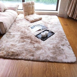 Bubble Kiss Soft Silk Rug - Dark camel / 40X60cm - Level Decor