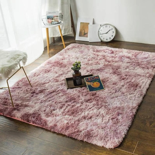 Bubble Kiss Soft Silk Rug - light pink 1 / 40X60cm - Level Decor
