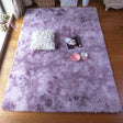 Bubble Kiss Soft Silk Rug - Dark purple / 40X60cm - Level Decor