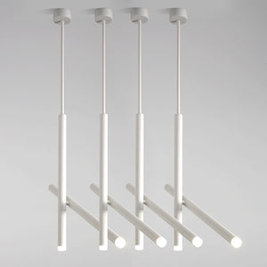 Adjustable Pipe LED Pendant Light - Natural White / 10w / White - Level Decor