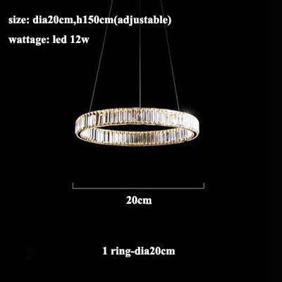 Luxury Crystal Led Chandelier