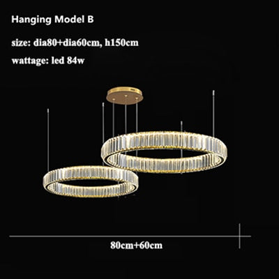 Luxury Crystal Led Chandelier