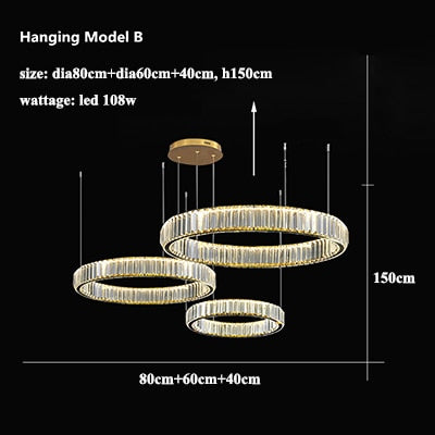 Luxury Crystal Led Chandelier