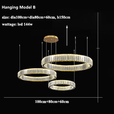 Luxury Crystal Led Chandelier