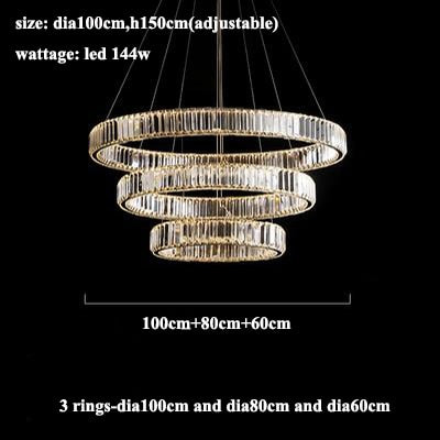 Luxury Crystal Led Chandelier