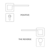 Space Folding Bedroom Door Handle with Lock - Level Decor