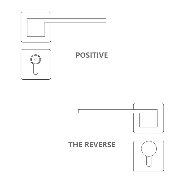Space Folding Bedroom Door Handle with Lock - Level Decor