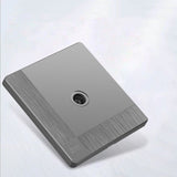 Modern Grey 1-4 Gang Switch - TV socket - Level Decor