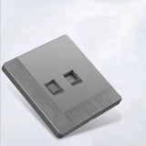 Modern Grey 1-4 Gang Switch - TL Network - Level Decor