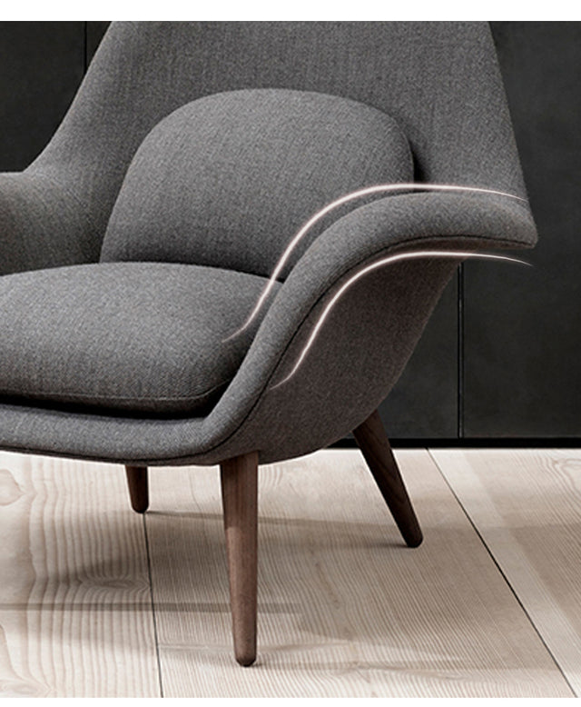 Designer Nordic Single Lounge Sofa Chair - Level Decor