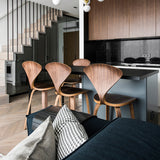Wooden Retro Style Dining Chair - Level Decor