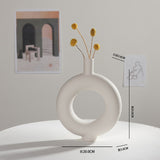 Nordic Dried Flower Ceramic Vase - M - Level Decor