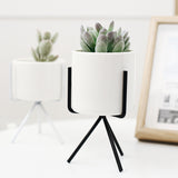 Minimalist Nordic Style Ceramic Iron Art Vase - Level Decor