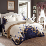 Royal Ira Egyptian Cotton Duvet Cover Set - Level Decor