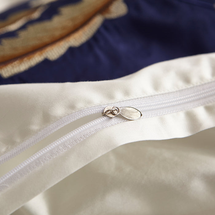 Royal Ira Egyptian Cotton Duvet Cover Set - Level Decor