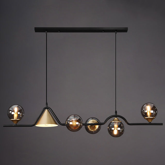 Alnön Nordic Glass Ball Chandelier - Level Decor