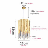 Tresor Crystal Modern LED Pendant Lights