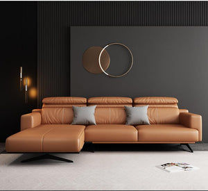 Romeo Italian Leather Sofa - Level Decor