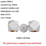 Modern Mystic LED Chandelier - 2 light wall lamp / 3 lights changeable - Level Decor