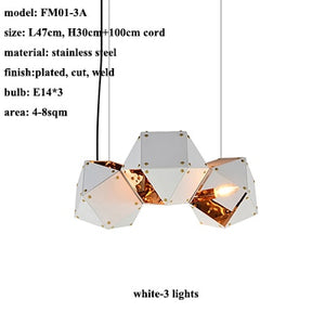 Modern Mystic LED Chandelier - white-3 lights / warm light(2500K) - Level Decor